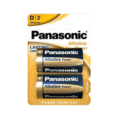 PANASONIC Panasonic BRONZE LR20 alkalická batéria 2ks/bl.