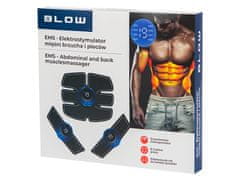 Blow 44-343# Elektrostimulátor EMS masér pre brušné svaly, nohy, ruky a celé telo