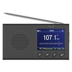 Adler AD 1198 Prenosné rádio - LCD - FM - Bluetooth - hodiny