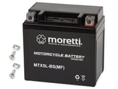 Blow 82-353# Batéria pre motocykle 12v 5ah mtx5l-bs moretti