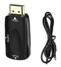 slomart Adaptér HD31B HDMI na VGA pozlátený