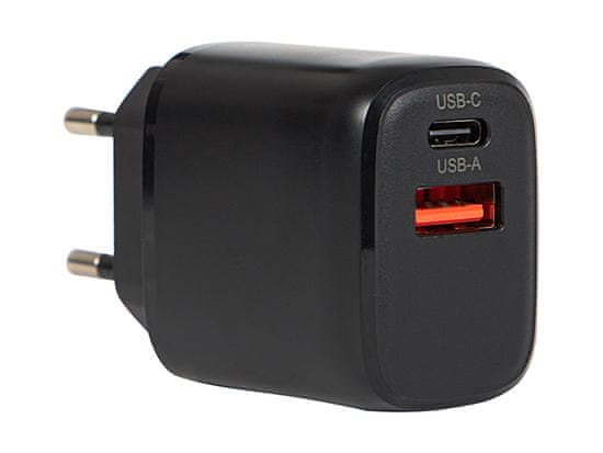 Blow 76-019# Nástenná nabíjačka USB zásuvka + USB-C QC 20W