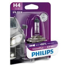 Philips Autožiarovka VisionPlus H4, 1ks