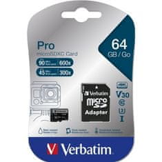 VERBATIM Pamäťová karta microSDXC 64GB UHS-I U1 47042