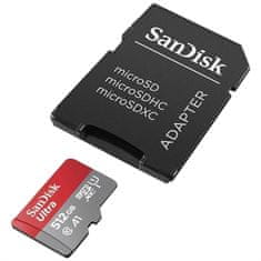 SanDisk Pamäťová karta Micro SDXC Ultra Android 512GB UHS-I U1 (100W/ 20W) + adapter