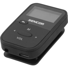 SENCOR MP3 přehrávač SFP 4408 BK 8GB