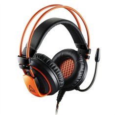 Canyon Slúchadlá s mikrofónom CND-SGHS5A - černý/ oranžový