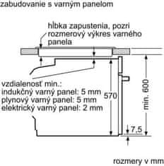 Bosch Samostatná vestavná trouba HBG5370B0