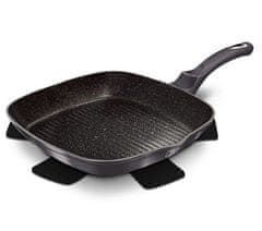 Berlingerhaus Panvica grilovacia s mramorovým povrchom BH-6901 28 cm Carbon PRO Line