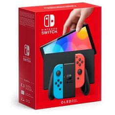 Nintendo Herní konzole Switch OLED red &amp; blue