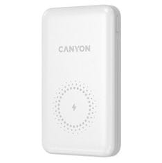 Canyon Záložný zdroj Powerbank PB-1001W, 10000 mAh - bílá