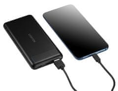 Canyon Záložný zdroj Powerbank 10000 mAh, QC 3.0, USB-C PD 18W - černá