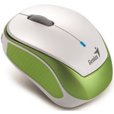 Genius Počítačová myš Micro Traveler 9000R V3 / optická / 3 tlačítka / 1200dpi - bílá/ zelená