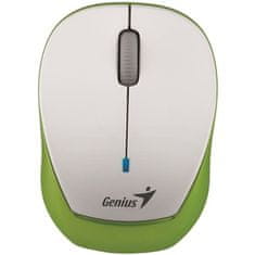 Genius Počítačová myš Micro Traveler 9000R V3 / optická / 3 tlačítka / 1200dpi - bílá/ zelená