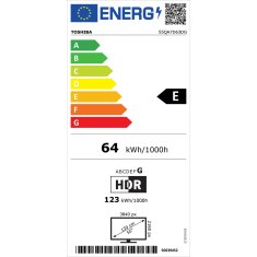 TOSHIBA UHD QLED televize 55QA7D63DG