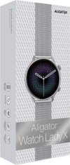 Aligator Chytré hodinky Watch Lady X stříbrné