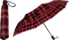 EXCELLENT Deštník KO-DB7250520cerv skládací 95 cm kostka červený