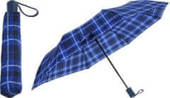 EXCELLENT Deštník KO-DB7250520modr skládací 95 cm kostka modrý