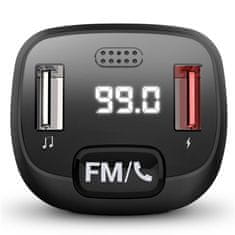 Energy Sistem FM transmitter Car FM Talk, černý