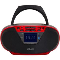 AIWA Radiopřijímač s CD BBTU-500DAB/RD BOOMBOX CD/MP3/USB