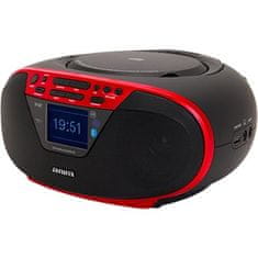 AIWA Radiopřijímač s CD BBTU-500DAB/RD BOOMBOX CD/MP3/USB