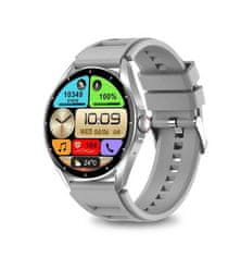 Aligator Chytré hodinky Watch AMOLED Silver