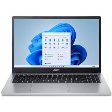 Acer Notebook 15,6 Aspire Go 15 (AG15-31P-30D1) i3--N305, 15.6&quot;, 1920 x 1080 (FHD), RAM 16GB, SSD 512GB, Intel UHD Graphics , Microsoft Windows 11 Home - stříbrný (NXKRPEC001)