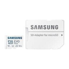 SAMSUNG Paměťová karta micro SDXC 128GB EVO Plus + SD adaptér