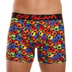 69 SLAM Pánske boxerky fit bamboo SKULL CONE (MPBSKC-BB) - veľkosť XL