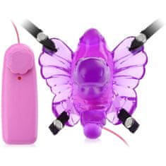 XSARA Vibrující motýlek s penisem masažér vagíny masturbátor na ovládání – 75833881