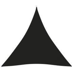Vidaxl Tieniaca plachta, oxford, trojuholníková 3,6x3,6x3,6m čierna