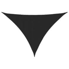 Vidaxl Tieniaca plachta oxfordská látka trojuholníková 5x5x6 m čierna