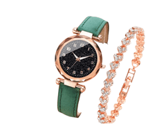 Flor de Cristal Angela - set hodinky a náramok