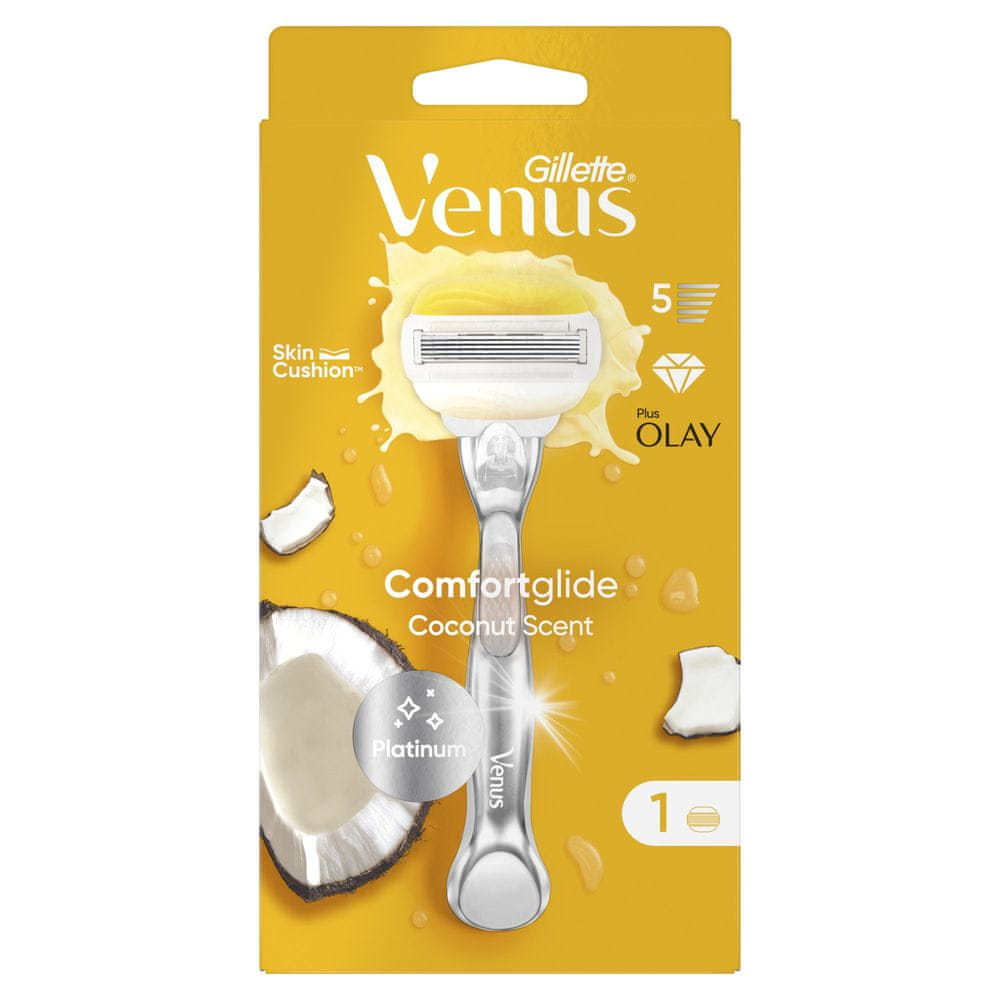 Gillette Venus Comfortglide Coconut Plus Olay Holicí Strojek - 1 Holicí Hlavice