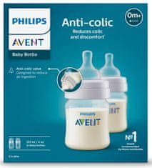 Philips Avent Láhev Anti-colic 125ml, 0m+, 2 ks