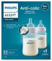 Philips Avent Láhev Anti-colic 260ml, 1m+, 2 ks
