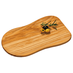 Kesper  Deska do krojenia i serwowania, 30 x 18 x 1,2 cm, drewno oliwne