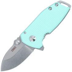 CRKT CR-2485B Squid Compact Blue malý vreckový nôž 4,4 cm, Stonewash, bledomodrá, G10, oceľ