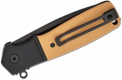 CRKT CR-K245BKP Homefront Compact vreckový nôž 7,3 cm, čierna, oranžová, hliník, G10