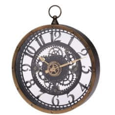 SEGNALE Nástenné hodiny s otvoreným strojčekom 27 cm