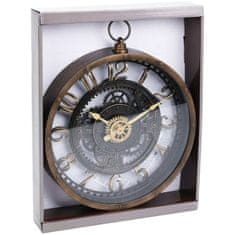 SEGNALE Nástenné hodiny s otvoreným strojčekom 27 cm
