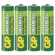 GP Zinková batéria Greencell AA, LR6, 1,5 V, 4 ks