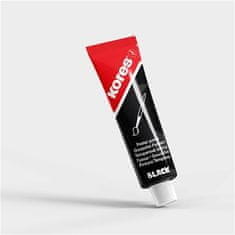 KORES Temperová farba v tube, 12 ml, čierna