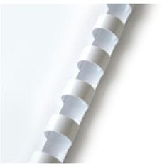Q-Connect Plastové chrbty, 10 mm, biele, 100 ks