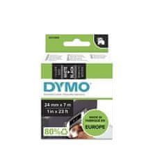 Dymo Páska D1 šírka 24 mm, biela/čierna