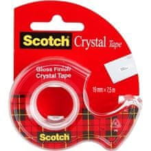 Scotch Lepiaca páska s odvíjačom Crystal Clear