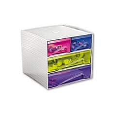 Cep Zásuvkový box MyCube Mini, 4 zásuvky, farebný