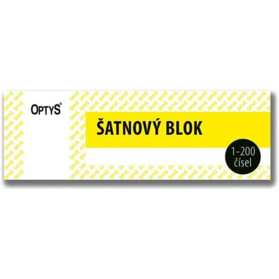 Optys Šatňový blok, žltý