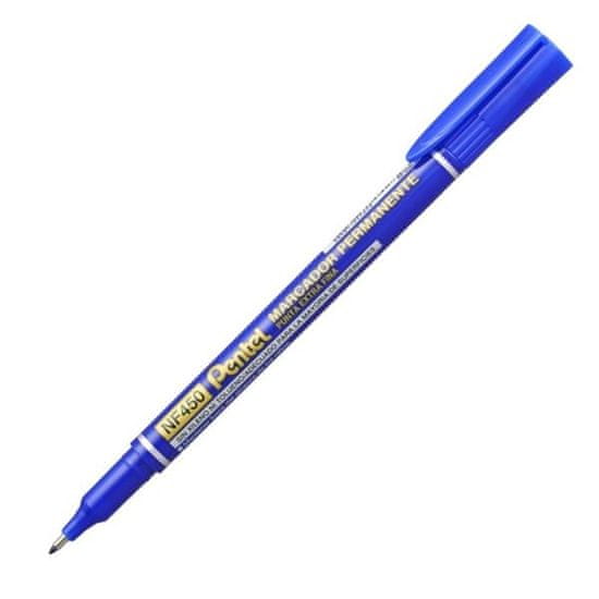 Pentel Permanentný popisovač NF450, modrý