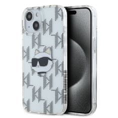 Karl Lagerfeld Zadný kryt IML Electroplated Choupette Head pre iPhone 15 Transparent
